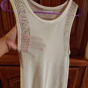 Crochet tank/coverup